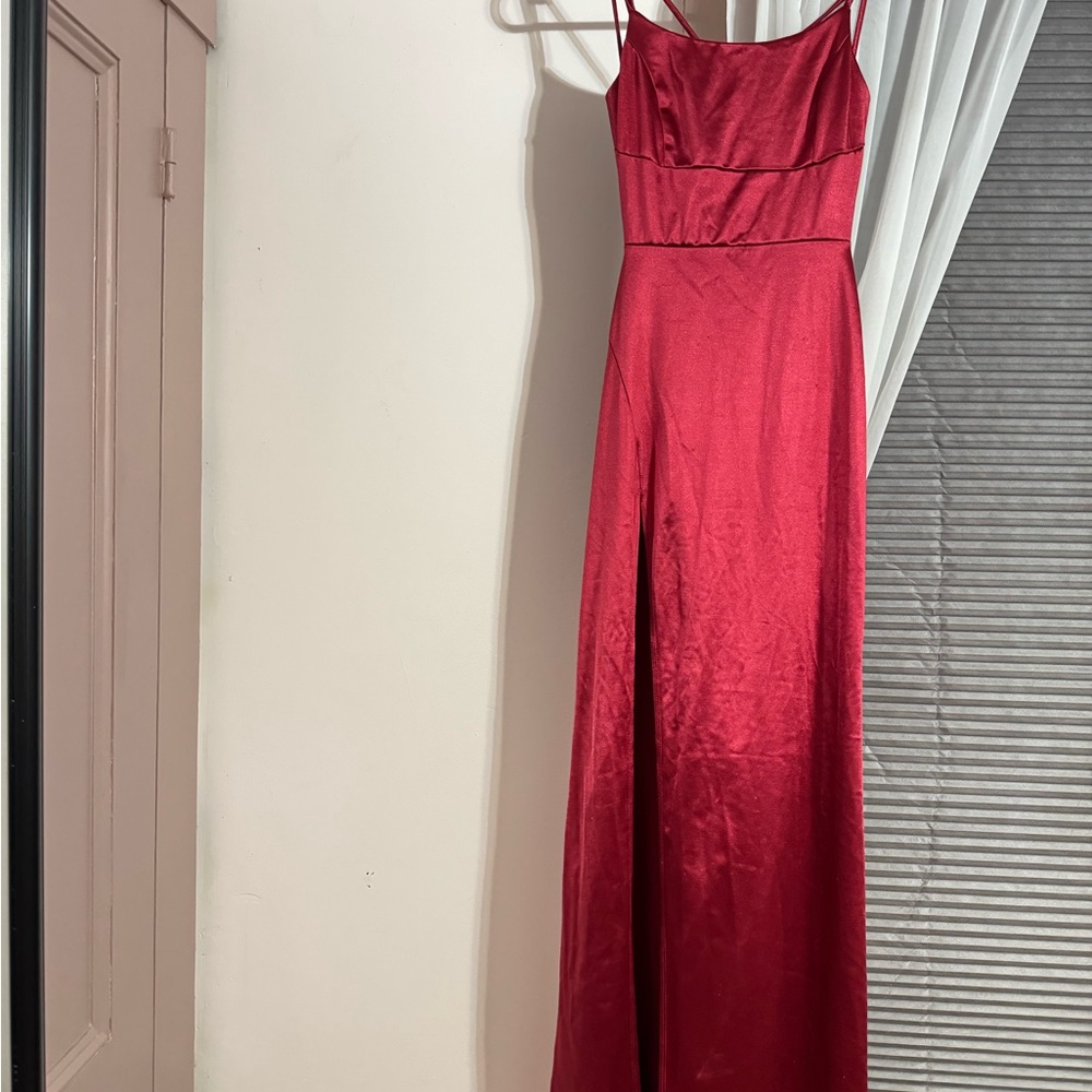 Elegant Red Evening Gown